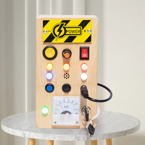 LED Circuit Board Montessori Simulation Lock Toy